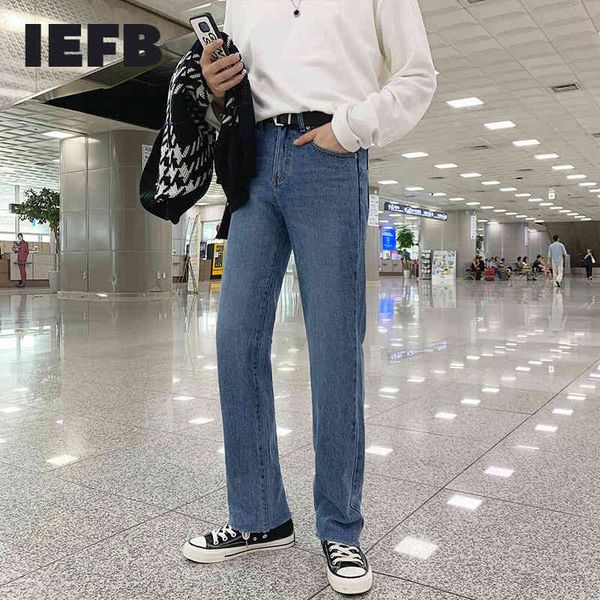 iefb spring baggy jeans for men korean fashion versatile straight pants trendy fall wide leg pants trend denim trousers 4240 210524, Blue
iefb spring baggy jeans for men korean fashion versatile straight pants trendy fall wide leg pants trend denim trousers 4240 210524, Blue