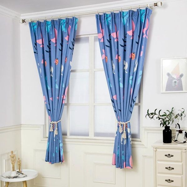 simple nordic style half blackout curtains colorful leaf pattern blue children's cloth bedroom custom draping curtain & drapes
simple nordic style half blackout curtains colorful leaf pattern blue children's cloth bedroom custom draping curtain & drapes