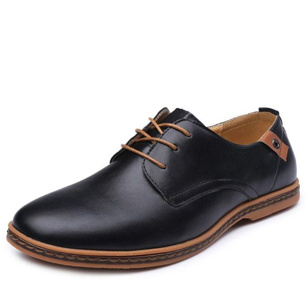 dress shoes autumn classic men formal flats leisure footwear comfortable leather casual men's fashion pu, Black
dress shoes autumn classic men formal flats leisure footwear comfortable leather casual men's fashion pu, Black
