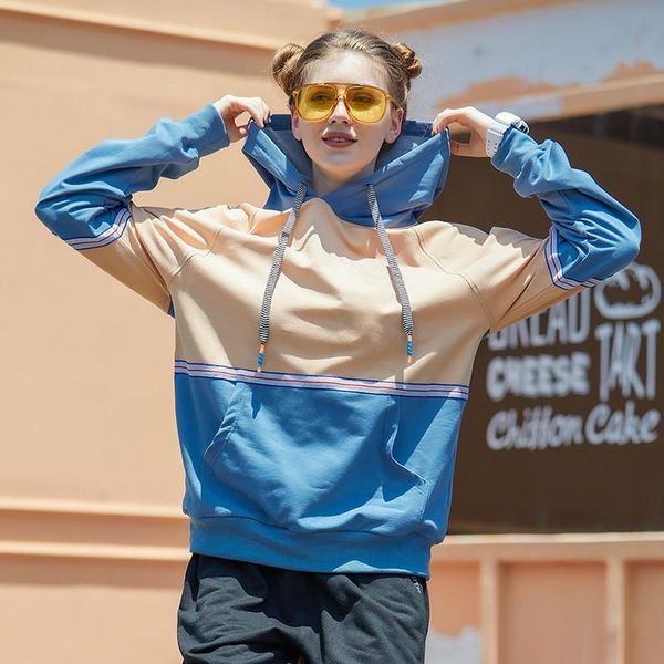 women's hoodies & sweatshirts ymwmhu oversized for women patchwork color loose autumn sweatshirt and men fashion winter hooded clothing, Black
women's hoodies & sweatshirts ymwmhu oversized for women patchwork color loose autumn sweatshirt and men fashion winter hooded clothing, Black