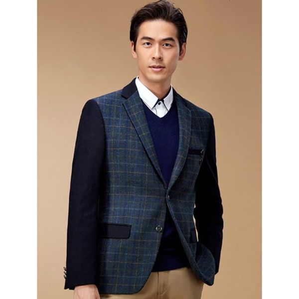 men's suits & blazers men blazer british's style casual slim fit suit jacket plaid breast pocket lapel long sleeve male coat dfo0, White;black
men's suits & blazers men blazer british's style casual slim fit suit jacket plaid breast pocket lapel long sleeve male coat dfo0, White;black