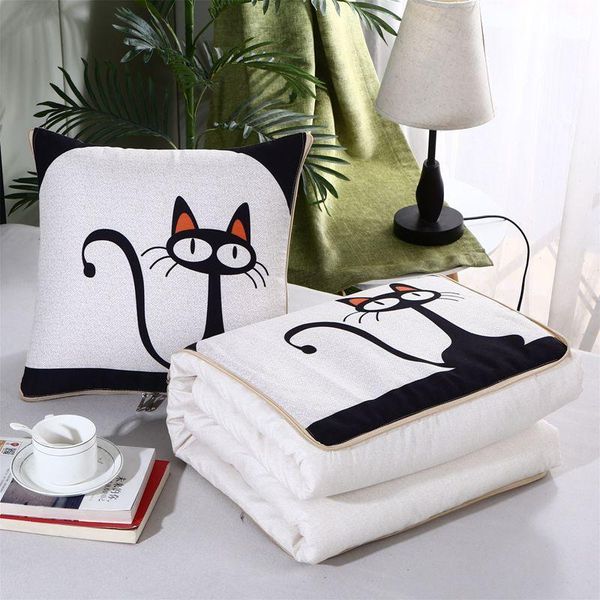 cushion/decorative pillow super cute plush toy lovely black cat stuffed multifunctional cushion air-conditioning blanket quilt birthday chri
cushion/decorative pillow super cute plush toy lovely black cat stuffed multifunctional cushion air-conditioning blanket quilt birthday chri