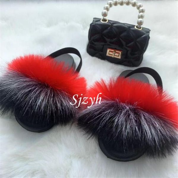 summer children' jelly bags girl luxury fluffy fur slippers kids rainbow bag shoes sets furyy slides baby handbag plush sandals slippe, Black;grey
summer children' jelly bags girl luxury fluffy fur slippers kids rainbow bag shoes sets furyy slides baby handbag plush sandals slippe, Black;grey