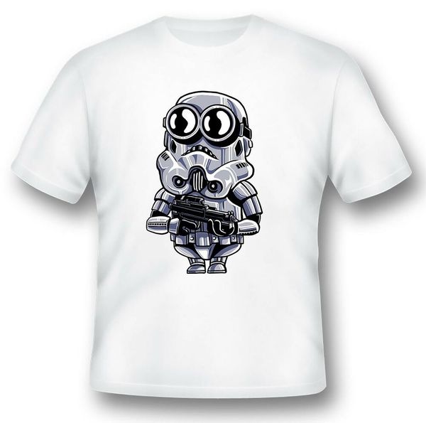mini soldier superhero tee shirt black or white, White;black
mini soldier superhero tee shirt black or white, White;black
