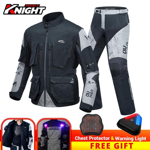 motorcycle apparel duhan jacket waterproof motocross racing suit moto protective with warning light
motorcycle apparel duhan jacket waterproof motocross racing suit moto protective with warning light