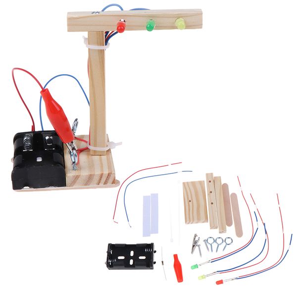 mini kids science experiment for children boys diy toys wooden traffic light led student gizmo learning education toys gift
mini kids science experiment for children boys diy toys wooden traffic light led student gizmo learning education toys gift