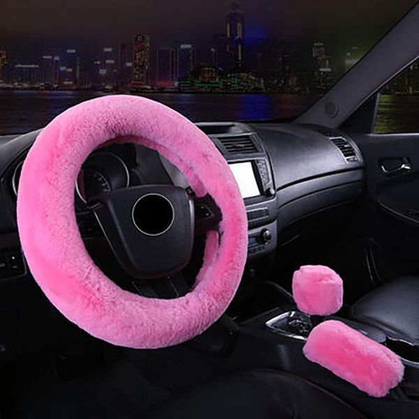 steering wheel covers 3pcs cover set real sheepskin auto plush warm fluffy fuzzy car accessories for women girl
steering wheel covers 3pcs cover set real sheepskin auto plush warm fluffy fuzzy car accessories for women girl