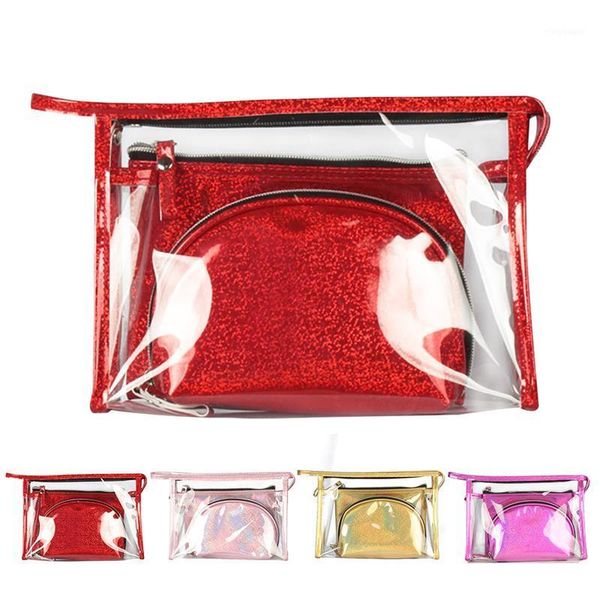 3pcs travel pvc cosmetic bags women transparent clear zipper laser makeup organizer bath wash make up tote handbags case1
3pcs travel pvc cosmetic bags women transparent clear zipper laser makeup organizer bath wash make up tote handbags case1