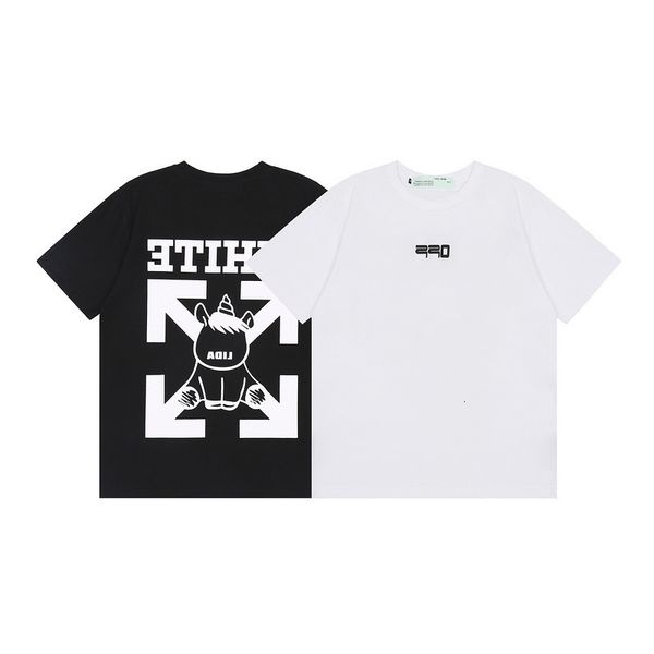 chao brand off-white2021 spring summer new ow cartoon cow men's women's casual loose short sleeve t-shirt, White;black
chao brand off-white2021 spring summer new ow cartoon cow men's women's casual loose short sleeve t-shirt, White;black