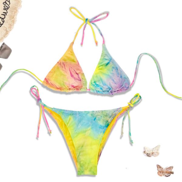 women's swimwear bikinis bandage bikini 2-piece color tie dyed swimsuit pds1, White;black
women's swimwear bikinis bandage bikini 2-piece color tie dyed swimsuit pds1, White;black