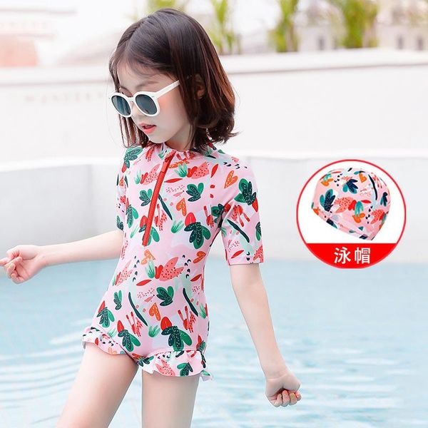 one-pieces girls fashion floral printing one pieces 1-8 years girl cute zipper short sleeve swimming suits, Black
one-pieces girls fashion floral printing one pieces 1-8 years girl cute zipper short sleeve swimming suits, Black