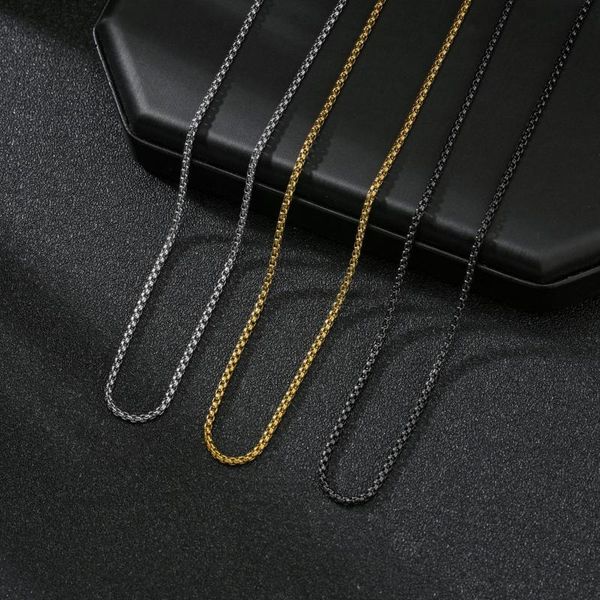 chains 2021 fashion hip hop punk stainless steel men and women curb pearl chain necklace retro black gold tone solid metal jewelry gift, Silver
chains 2021 fashion hip hop punk stainless steel men and women curb pearl chain necklace retro black gold tone solid metal jewelry gift, Silver