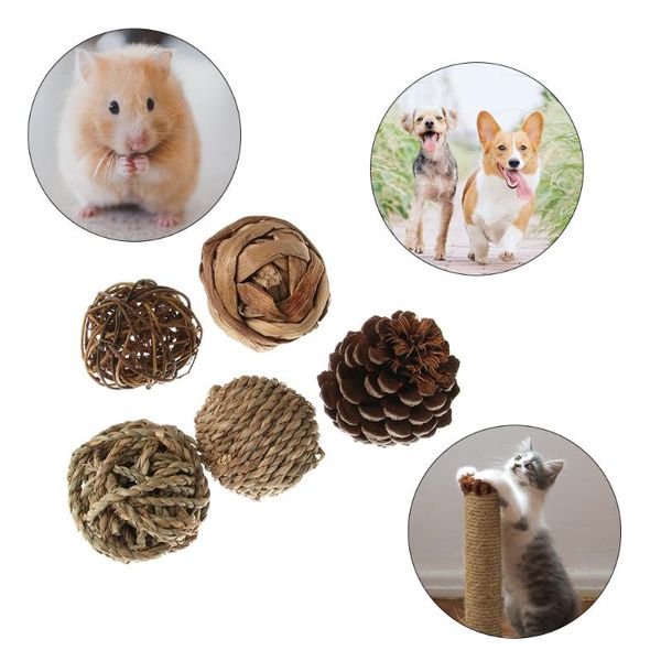 small animal supplies 4/5pcs animals chew toys natural rattan balls pet entertainment hand-woven cage accessories hamster rabbits birds
small animal supplies 4/5pcs animals chew toys natural rattan balls pet entertainment hand-woven cage accessories hamster rabbits birds