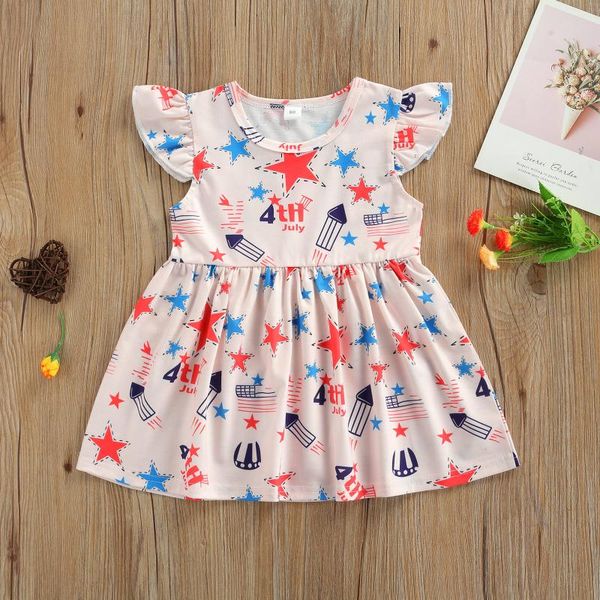 clothing sets summer girls kids independence day dress star print o-neck flying sleeves casual for toddlers 1-5years, White
clothing sets summer girls kids independence day dress star print o-neck flying sleeves casual for toddlers 1-5years, White