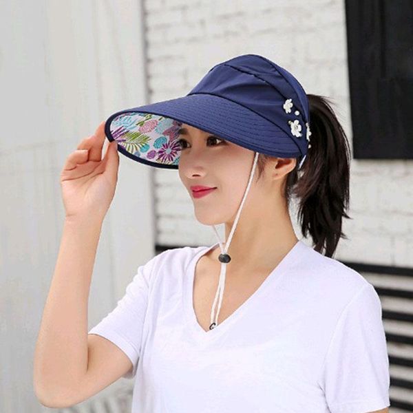 wide brim hats summer korean women's sunscreen caps foldable eaves girls' breathable dome flat hat, Blue;gray
wide brim hats summer korean women's sunscreen caps foldable eaves girls' breathable dome flat hat, Blue;gray