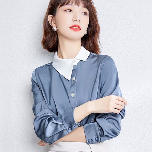 women's blouses & shirts houthion chiffon slim solid shirt spring /autumn casual blouse fashion long sleeve top, White
women's blouses & shirts houthion chiffon slim solid shirt spring /autumn casual blouse fashion long sleeve top, White