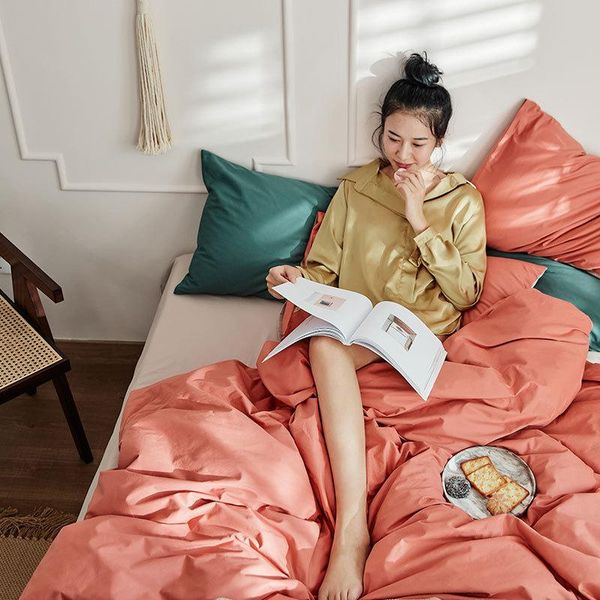bedding sets the four-piece bedroom bed linen set winter thick warm cotton sanding quilt cover fashion simple family el
bedding sets the four-piece bedroom bed linen set winter thick warm cotton sanding quilt cover fashion simple family el