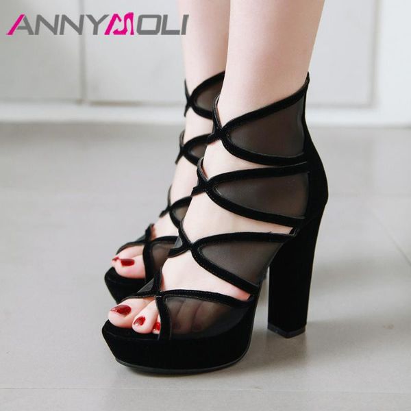 summer sandals women gladiator shoes cutout platform thick high heel zipper peep toe plus size 33-43, Black
summer sandals women gladiator shoes cutout platform thick high heel zipper peep toe plus size 33-43, Black