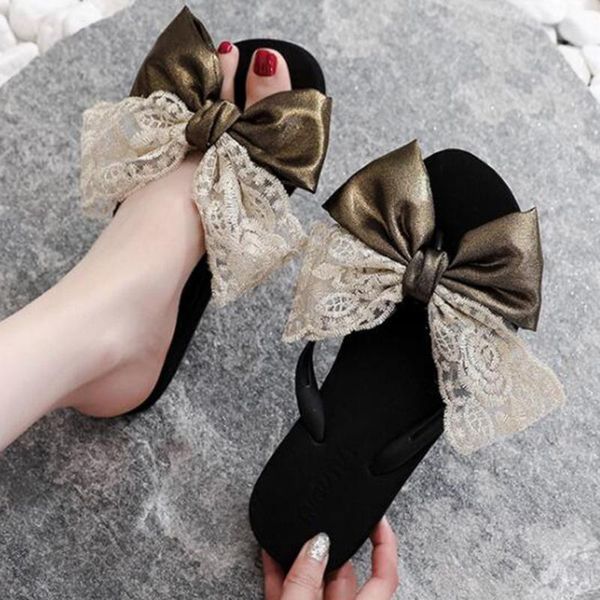 slippers women embroidered bow summer sandals slipper indoor outdoor flip-flops fashion female casual non-slip beach shoes qq739, Black
slippers women embroidered bow summer sandals slipper indoor outdoor flip-flops fashion female casual non-slip beach shoes qq739, Black