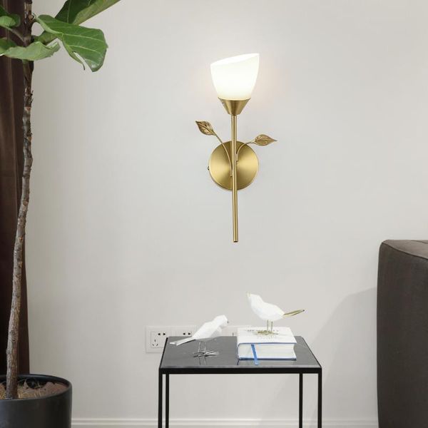 nordic copper bedside wall lamp bedroom modern simple light study aisle room living background el lamps
nordic copper bedside wall lamp bedroom modern simple light study aisle room living background el lamps