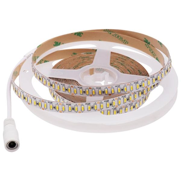 strips super bright 204led/m led strip light 5m 12v smd 3014 with dc connector plug waterproof flexible tape cold/warm white
strips super bright 204led/m led strip light 5m 12v smd 3014 with dc connector plug waterproof flexible tape cold/warm white