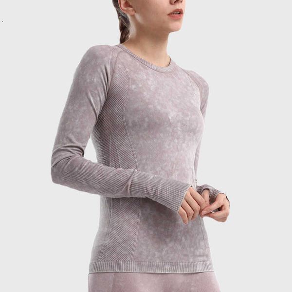 seamls yoga cloth women's washing long sleeve sports women's sportswear t-shirt fitns, Gray
seamls yoga cloth women's washing long sleeve sports women's sportswear t-shirt fitns, Gray