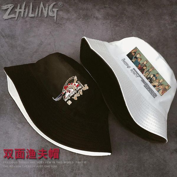 ball caps chinese style printed fisherman hat fashion outdoor versatile bucket summer sunscreen cute men's and women's general, Blue;gray
ball caps chinese style printed fisherman hat fashion outdoor versatile bucket summer sunscreen cute men's and women's general, Blue;gray