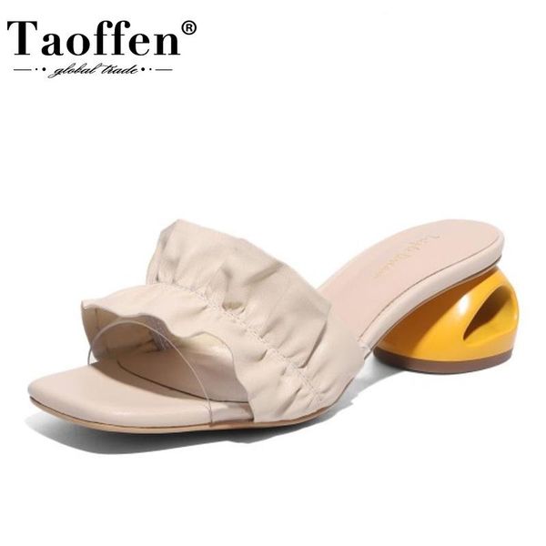 taoffen woman summer shoes strange heels sandals fashion outdoor slippers footwear size 34-39, Black
taoffen woman summer shoes strange heels sandals fashion outdoor slippers footwear size 34-39, Black