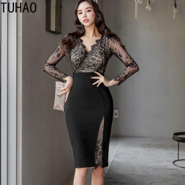 casual dresses tuhao 2021 runway fashion ladies dress lace long sleeve work elegant party night female vestidos clothes wm34, Black;gray
casual dresses tuhao 2021 runway fashion ladies dress lace long sleeve work elegant party night female vestidos clothes wm34, Black;gray