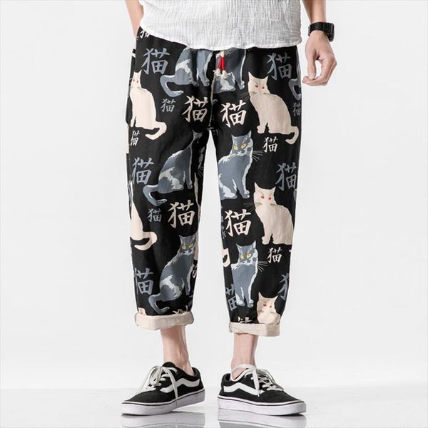streetwear harem joggers cotton casual women pant printing sweatpants ankle length trousers, Black
streetwear harem joggers cotton casual women pant printing sweatpants ankle length trousers, Black