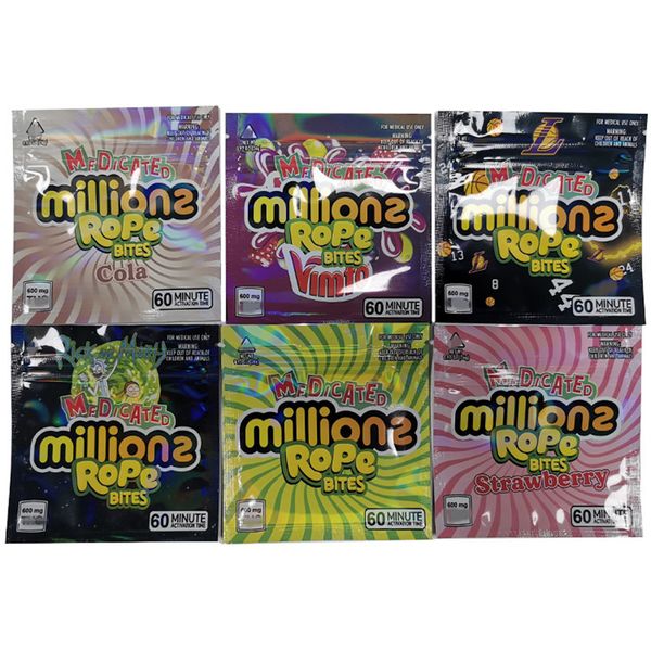 millions rope bites 600mg empty gummy sugar packing bag plastic edibles retail packaging 5 styles smell proof bags wholesale
millions rope bites 600mg empty gummy sugar packing bag plastic edibles retail packaging 5 styles smell proof bags wholesale
