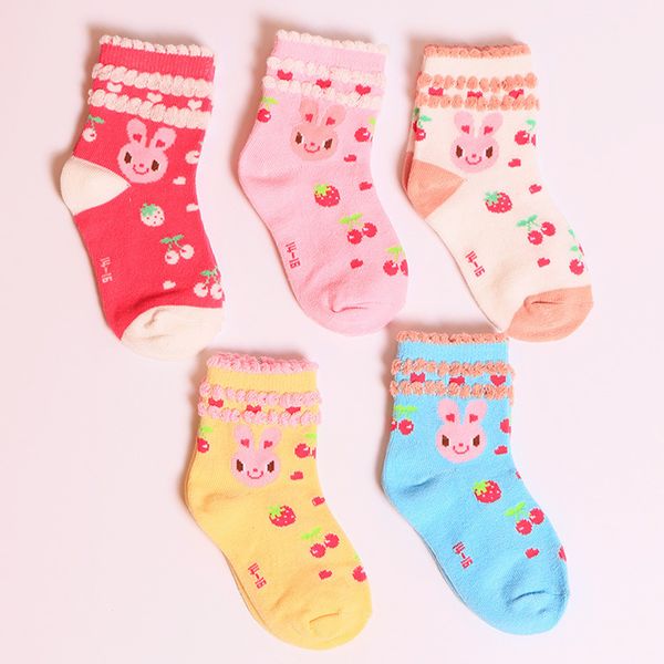 fashion socks girls baby strawberry rabbit lace spring and autumn cotton medium tube 5 colors 5 pairs, Black;white
fashion socks girls baby strawberry rabbit lace spring and autumn cotton medium tube 5 colors 5 pairs, Black;white