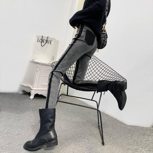 jeans high waist autumn tights women capris pencil long pantalones vaqueros mujer, Black;white
jeans high waist autumn tights women capris pencil long pantalones vaqueros mujer, Black;white
