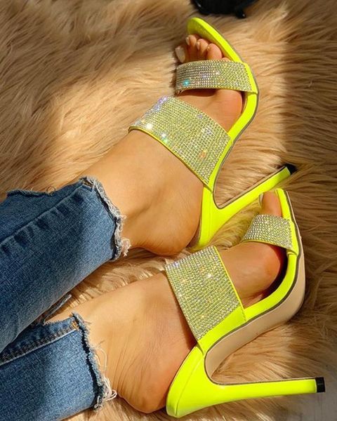 slippers fashion rhinestone women high heels round toe open toed crystal party feminina shoes l113 8689, Black
slippers fashion rhinestone women high heels round toe open toed crystal party feminina shoes l113 8689, Black