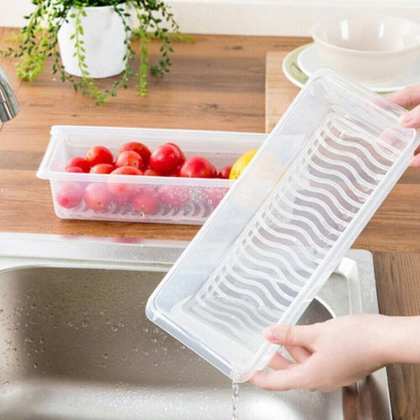 5pcs plastic sealed fresh-keeping storage box drain home fruit fridge rectangle seal kitchen crisper k4a1 bottles & jars
5pcs plastic sealed fresh-keeping storage box drain home fruit fridge rectangle seal kitchen crisper k4a1 bottles & jars