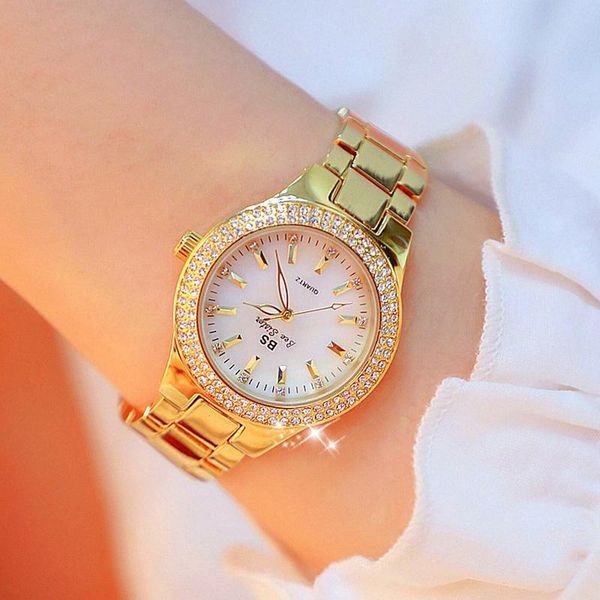 wristwatches bs women quartz wrist watches fashion luxury gold ladies crystal diamond dress stainless steel clock montre femme, Slivery;brown
wristwatches bs women quartz wrist watches fashion luxury gold ladies crystal diamond dress stainless steel clock montre femme, Slivery;brown