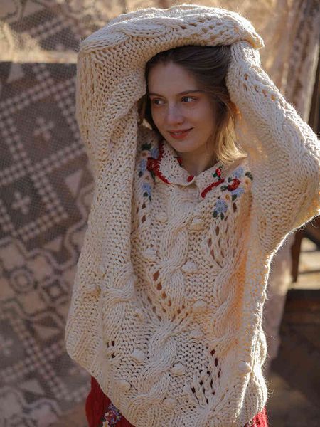 women's sweaters spring fall women korean fashion mori girls handmade embroidery hollow out sweet apricot oversize knitted utmd, White;black
women's sweaters spring fall women korean fashion mori girls handmade embroidery hollow out sweet apricot oversize knitted utmd, White;black