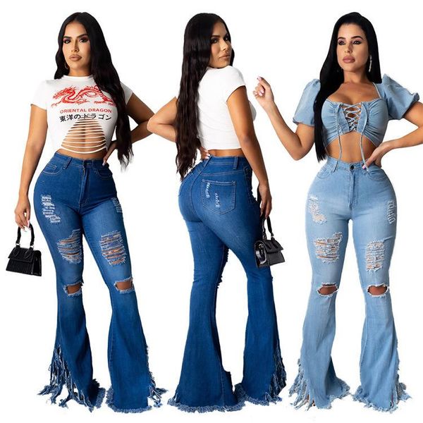 women's jeans wepbel women full length flare pants denim fashion ankle summer ripped hole pockets button, Blue
women's jeans wepbel women full length flare pants denim fashion ankle summer ripped hole pockets button, Blue