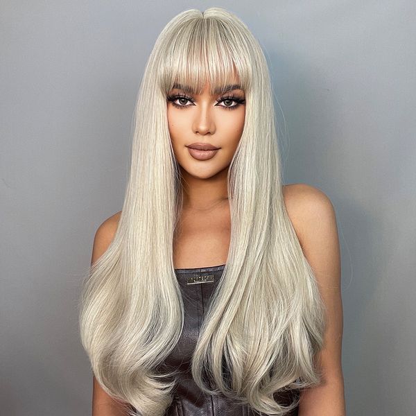 costume accessories easihair long white synthetic wigs for women platinum light blonde wigs with bangs natural hair wigs heat resistant cosp, Silver
costume accessories easihair long white synthetic wigs for women platinum light blonde wigs with bangs natural hair wigs heat resistant cosp, Silver