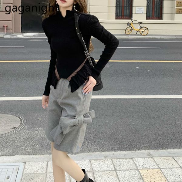 gaganight women two piece sets spring knited long sleeve sweaters bow tie high waist shorts set casual fashion outfits 210519, White
gaganight women two piece sets spring knited long sleeve sweaters bow tie high waist shorts set casual fashion outfits 210519, White