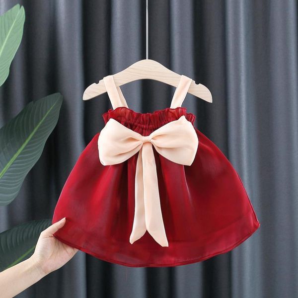 girl's dresses 2021 kids dress for girls casual party wear bow year clothes girl summer layer princess costume 2022, Red;yellow
girl's dresses 2021 kids dress for girls casual party wear bow year clothes girl summer layer princess costume 2022, Red;yellow