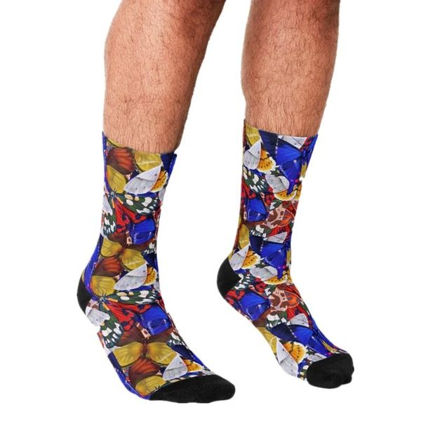 men's socks 2021 funny personality butterfly pattern printed hip hop men happy cute boys street style crazy for, Black
men's socks 2021 funny personality butterfly pattern printed hip hop men happy cute boys street style crazy for, Black