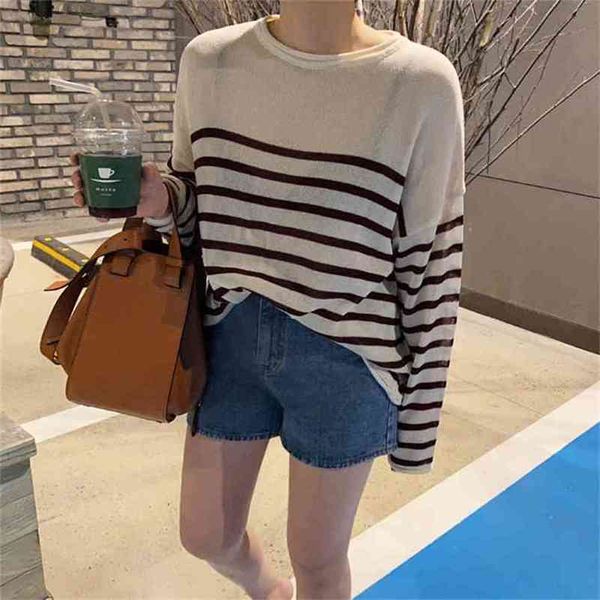 female sweater women pullover knitting overszie long sleeve girls loose sweaters knitted outerwear thin 210423, Black;white
female sweater women pullover knitting overszie long sleeve girls loose sweaters knitted outerwear thin 210423, Black;white