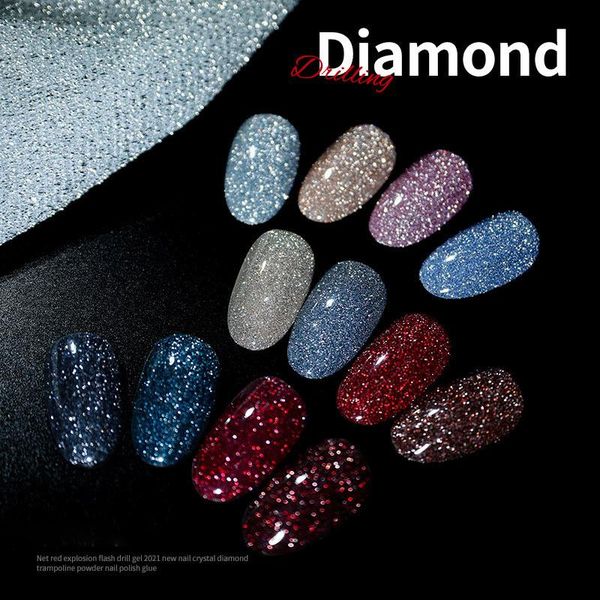 nail polish reflective glitter color gel 10ml diamond glue sparkling auroras laser art holographics effect soak off uv
nail polish reflective glitter color gel 10ml diamond glue sparkling auroras laser art holographics effect soak off uv