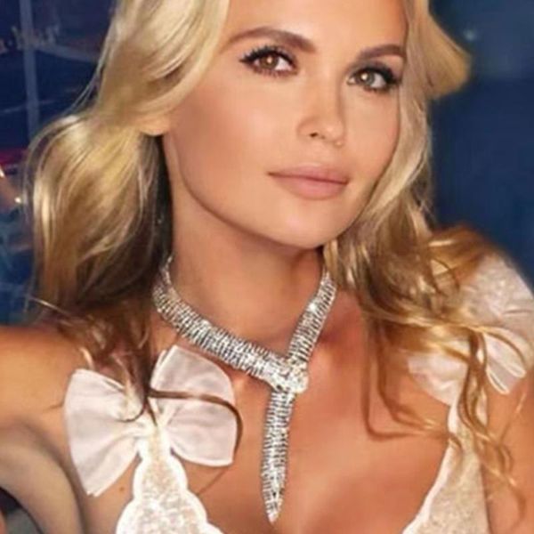 chokers exaggerated rhinestone zircon snake necklace statement choker jewelry for women luxury crystal geometric collar, Golden;silver
chokers exaggerated rhinestone zircon snake necklace statement choker jewelry for women luxury crystal geometric collar, Golden;silver