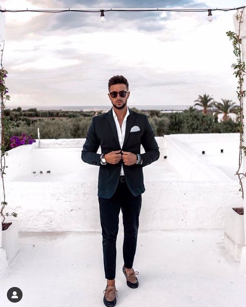 men's suits & blazers casual black suit homme mariage fashion marriage two men's suits groom prom male blazer jacket + pants u8rh, White;black 
men's suits & blazers casual black suit homme mariage fashion marriage two men's suits groom prom male blazer jacket + pants u8rh, White;black