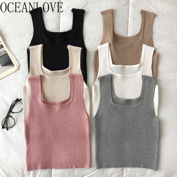 solid tank y2k spring summer knitted women casual slim fashion stretch retro camis korean 210415, White
solid tank y2k spring summer knitted women casual slim fashion stretch retro camis korean 210415, White