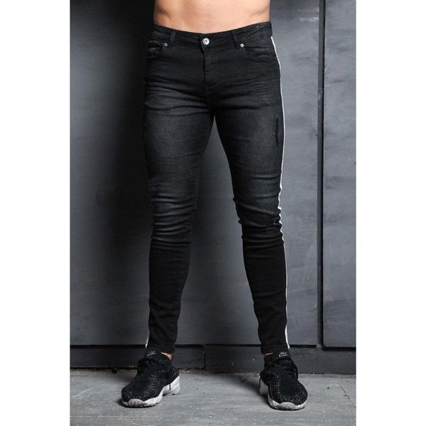 men's jeans fashion style men spring autumn hole trousers 6xbh, Blue 
men's jeans fashion style men spring autumn hole trousers 6xbh, Blue