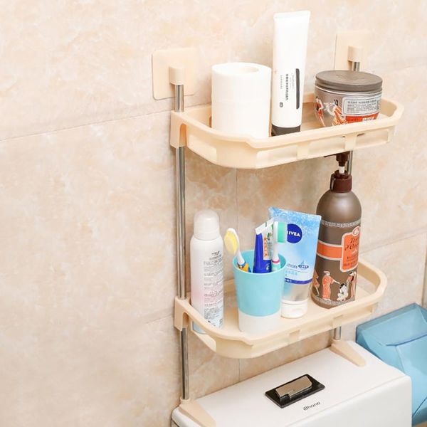 hooks & rails multi-layer storage rack multi-function punch-shampoo toilet paper shelf large capacity kitchen holder bathroom organizer
hooks & rails multi-layer storage rack multi-function punch-shampoo toilet paper shelf large capacity kitchen holder bathroom organizer