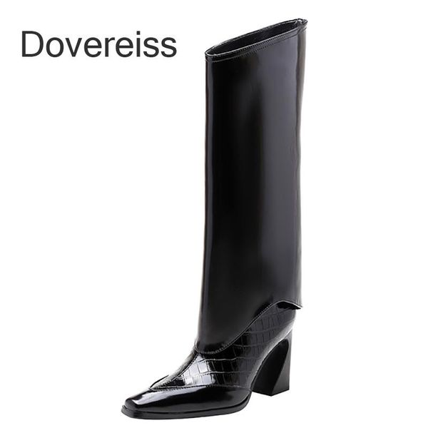 boots dovereiss fashion women's shoes winter genuine leather white brown strange style heels knee high 42, Black
boots dovereiss fashion women's shoes winter genuine leather white brown strange style heels knee high 42, Black